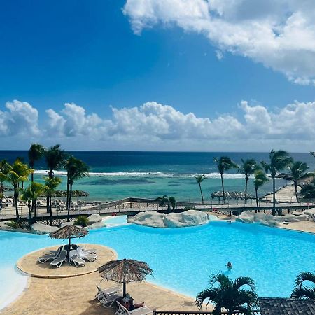 Studio Vue Mer Piscine Plage Kaz Punch Manganao Chez Julie Сен-Франсуа Екстер'єр фото