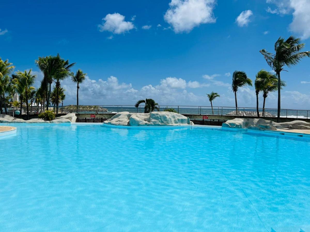 Studio Vue Mer Piscine Plage Kaz Punch Manganao Chez Julie Сен-Франсуа Екстер'єр фото