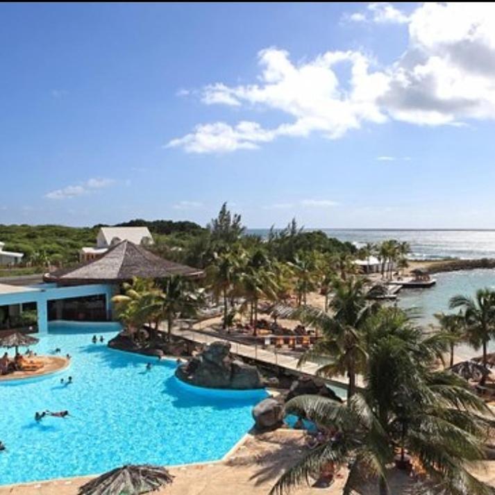 Studio Vue Mer Piscine Plage Kaz Punch Manganao Chez Julie Сен-Франсуа Екстер'єр фото