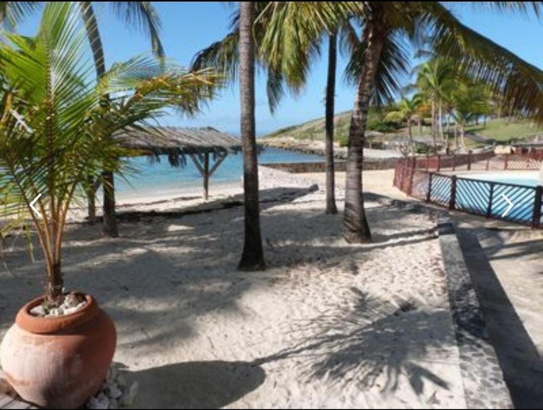 Studio Vue Mer Piscine Plage Kaz Punch Manganao Chez Julie Сен-Франсуа Екстер'єр фото